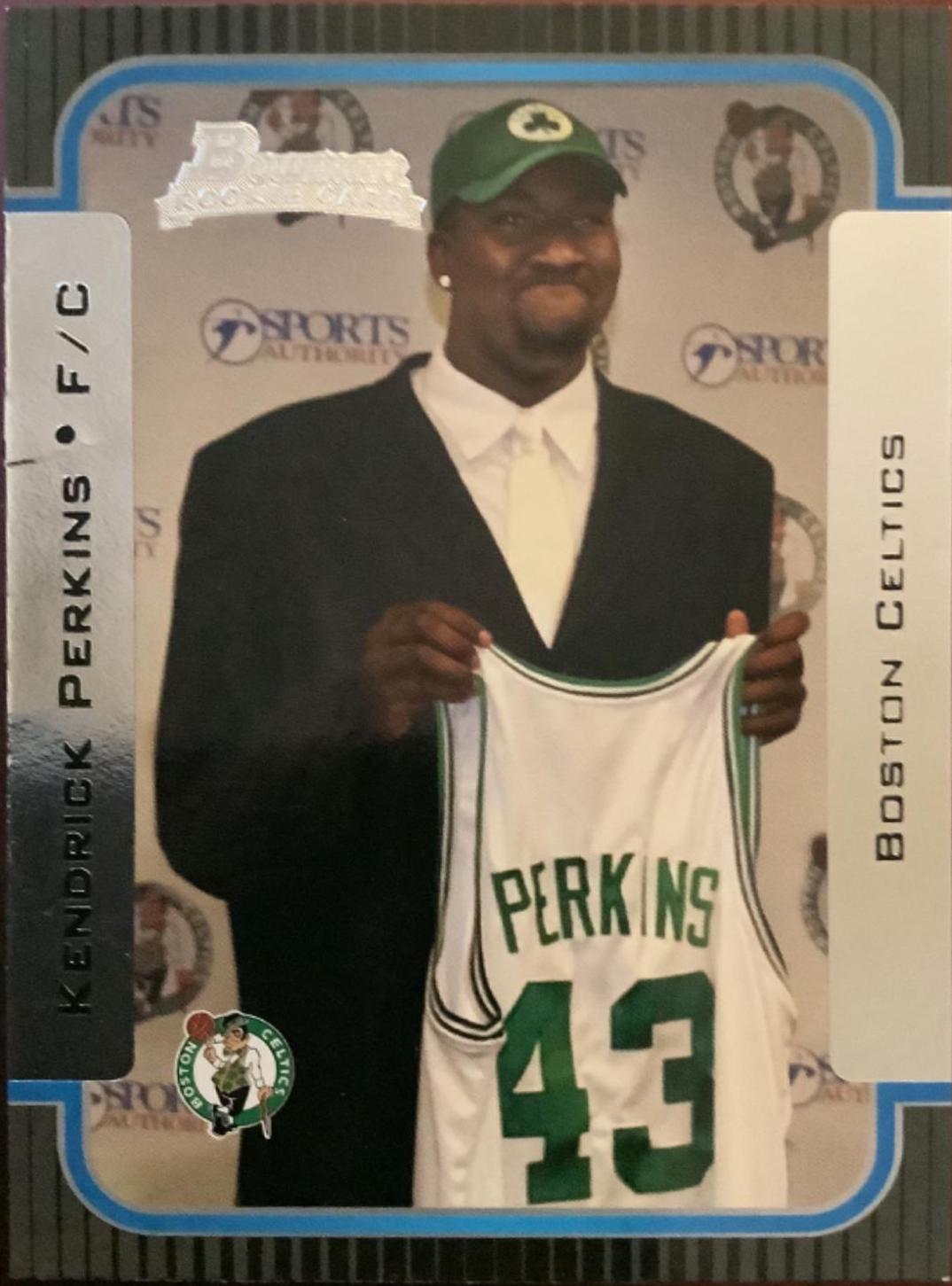 Kendrick Perkins #118 Basketball Cards 2003 Bowman Rookies & Stars Signs of the Future