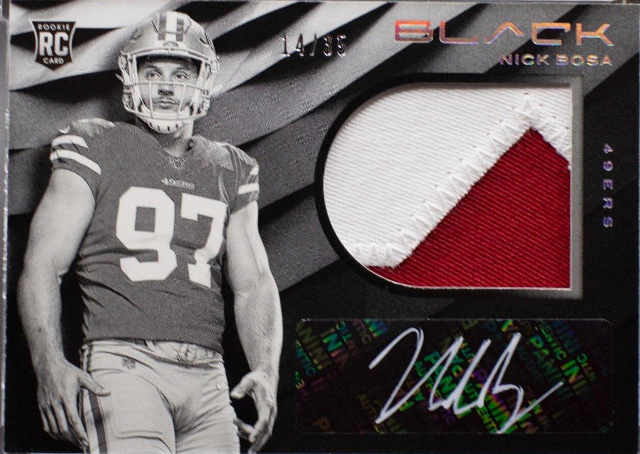 Nick Bosa #109 2019 Panini Black Football