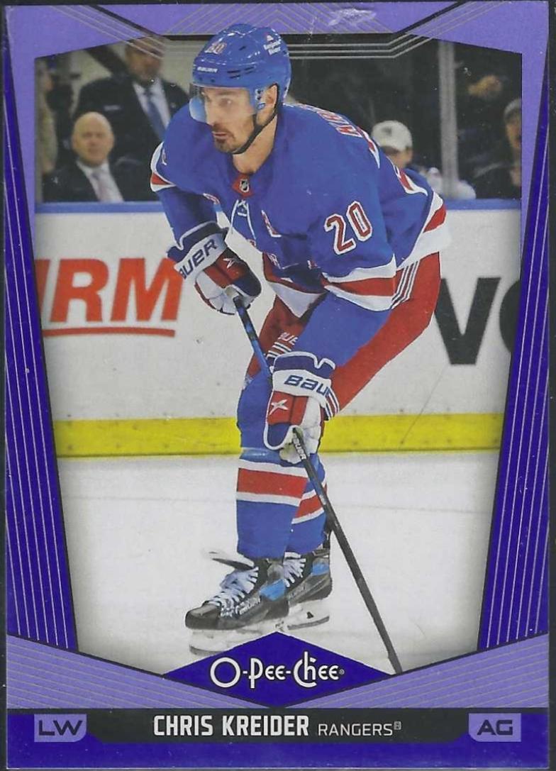 Chris Kreider #290 Hockey Cards 2024 O-Pee-Chee