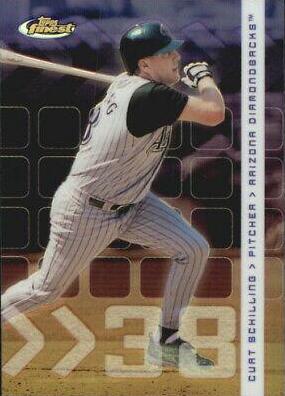 Curt Schilling #24 Baseball Cards 2002 Finest