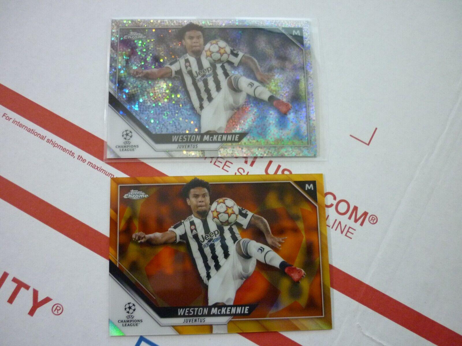 Weston Mckennie [Orange & Gold Starball Refractor] #175