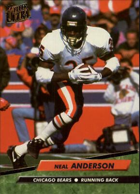 Neal Anderson #34 Football Cards 1992 Ultra