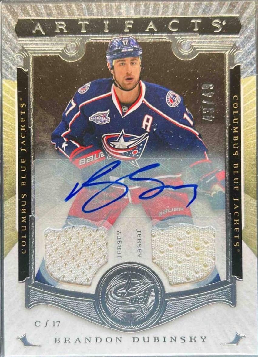 Brandon Dubinsky #2 2015-16 Upper Deck Artifacts Hockey