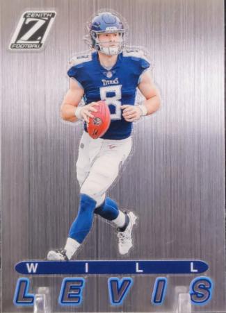 Will Levis #20 Football Cards 2023 Panini Zenith Pacific