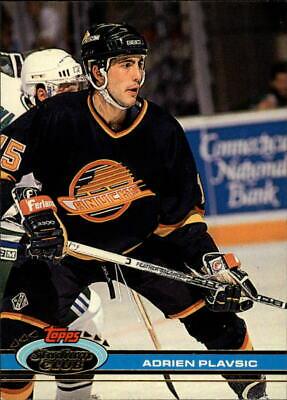Adrien Plavsic #196 Hockey Cards 1991 Stadium Club