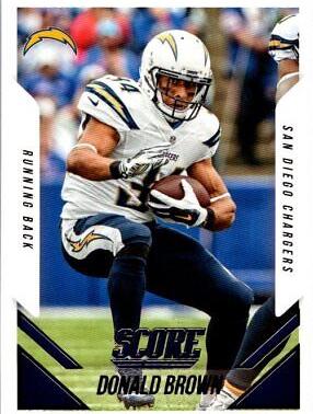 Donald Brown #3 Football Cards 2015 Panini Score