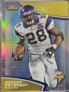 Adrian Peterson #10 2011 Topps Finest Football