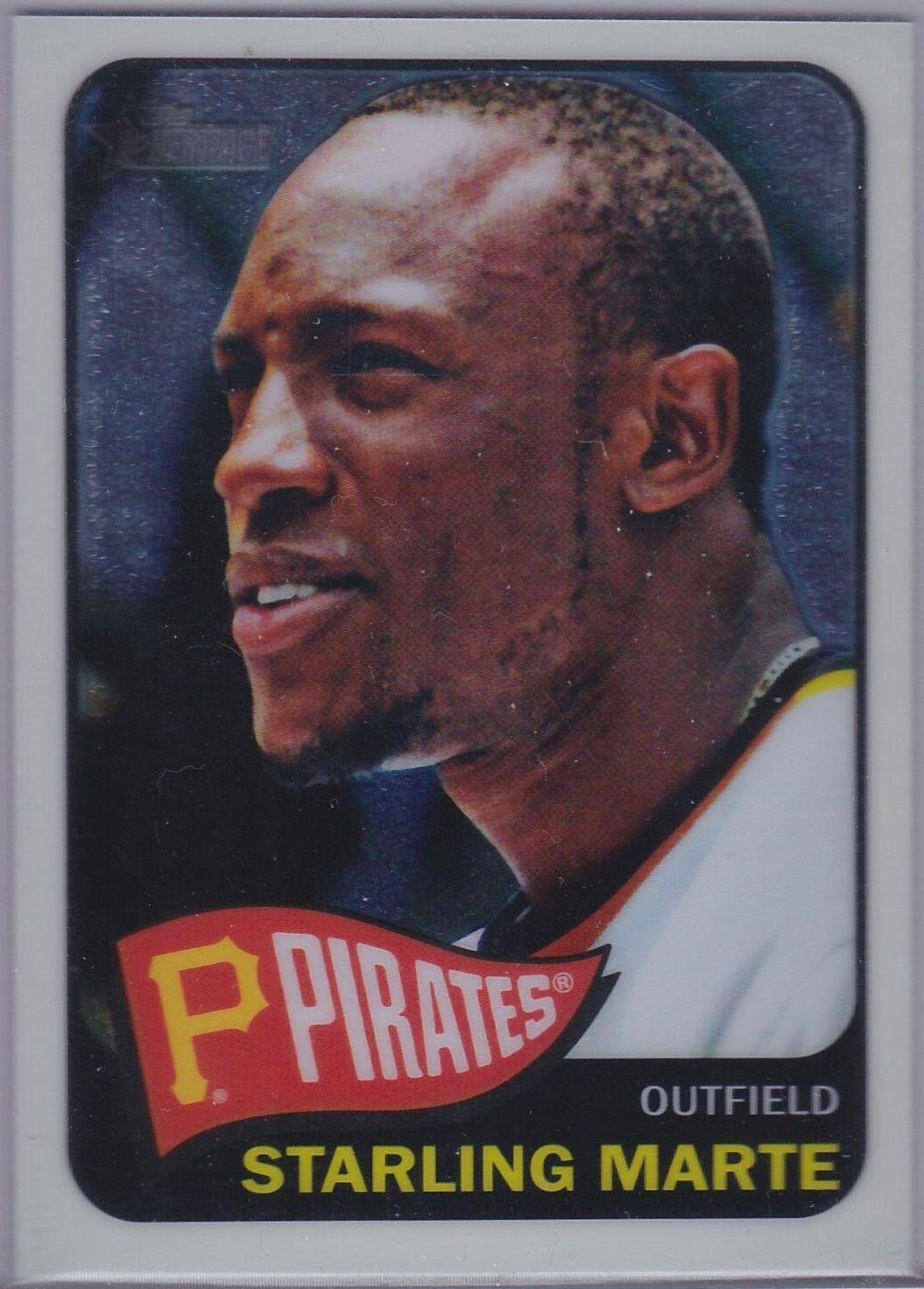 Starling Marte #205 Baseball Cards 2014 Topps Heritage Chrome