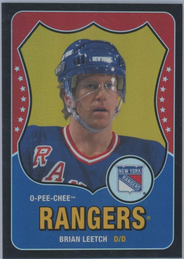 Brian Leetch #572 2010 O Pee Chee Hockey