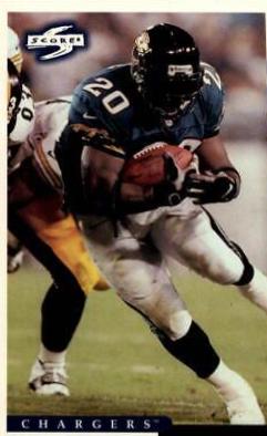 Natrone Means #34 Football Cards 1998 Panini Score