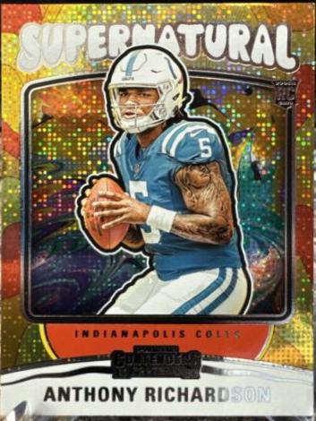 Anthony Richardson #1 Football Cards 2023 Panini Contenders Supernatural