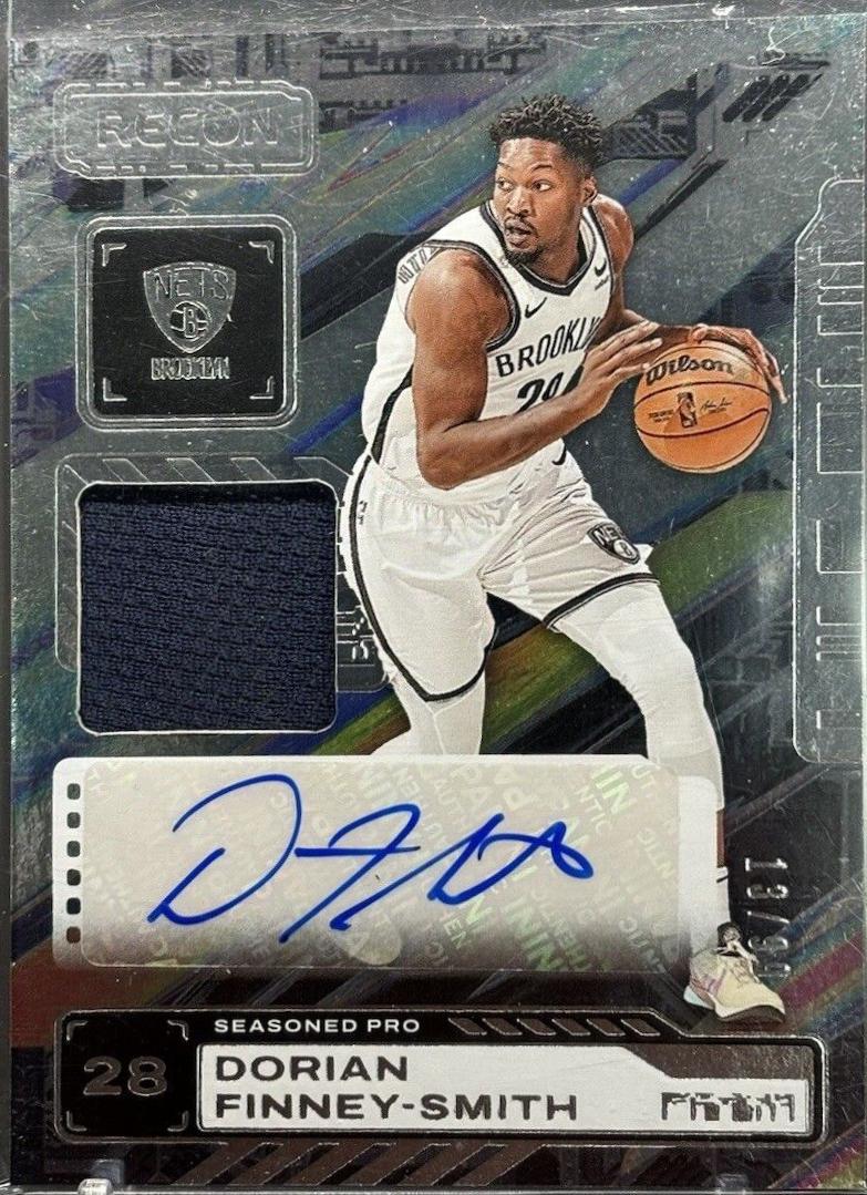 Dorian Finney-Smith #SPA-DFS Basketball Cards 2023 Panini Recon Seasoned Pro Autograph