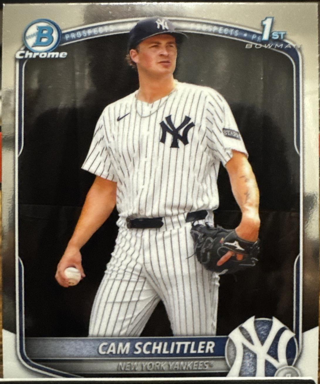 2025 Cam Schlittler [Yellow Mega] #BCP-166