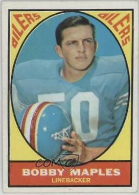 Bobby Maples #53 Football Cards 1967 Topps