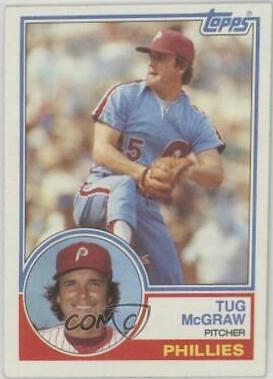 Tug McGraw #510 1983 Topps Baseball