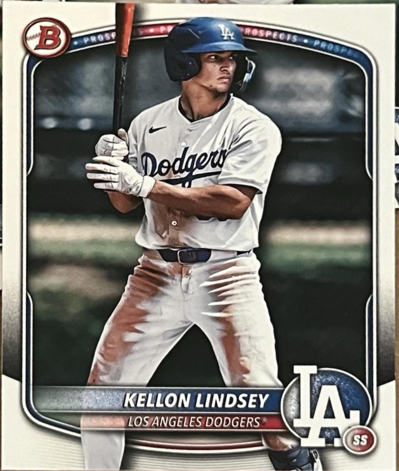 Kellon Lindsey #BCP-137 Baseball Cards 2025 Bowman Chrome Prospects