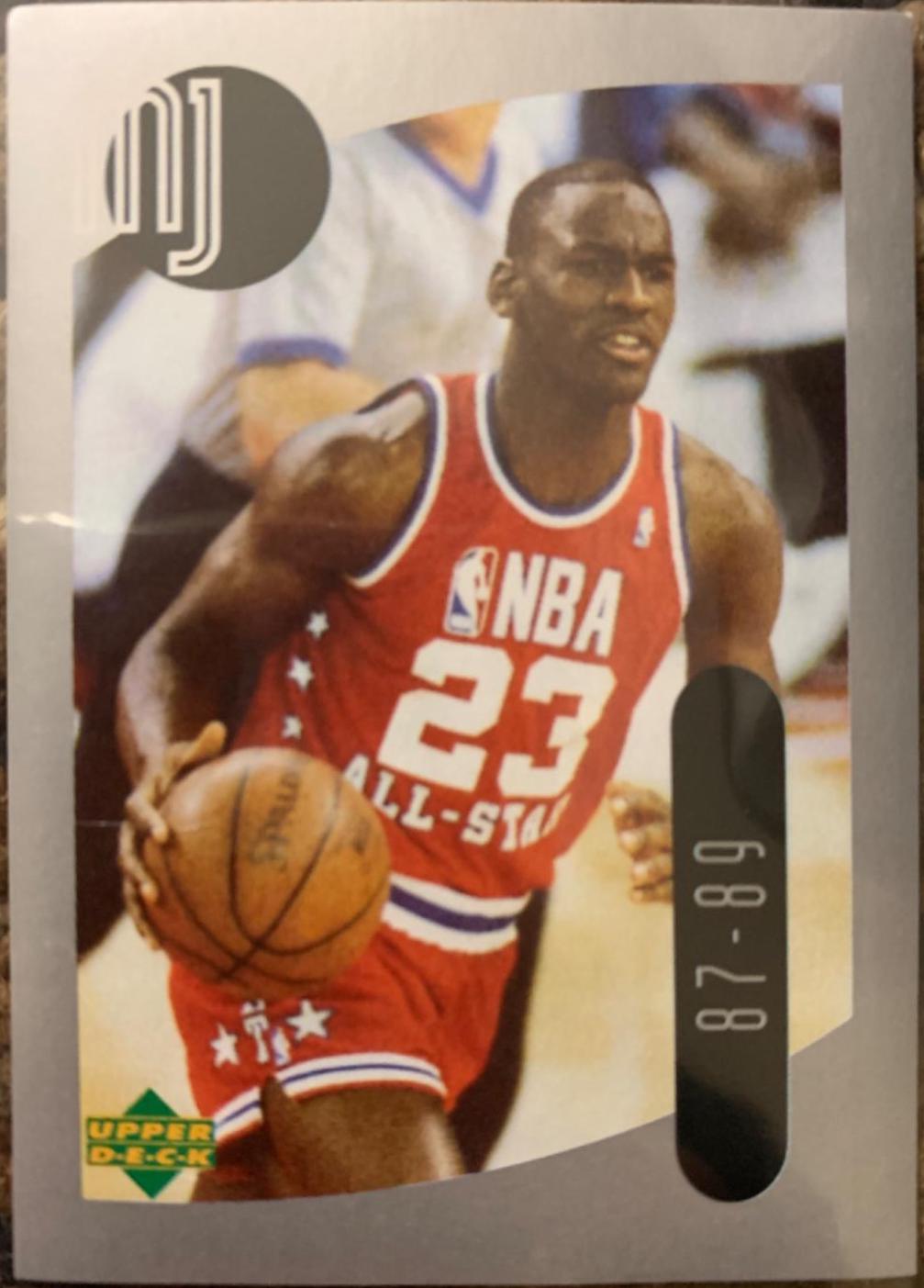 Michael Jordan #17 Basketball Cards 1998 Upper Deck International MJ Stickers