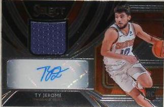 Ty Jerome #TJR 2019 Panini Select Rookie Jersey Autographs Basketball
