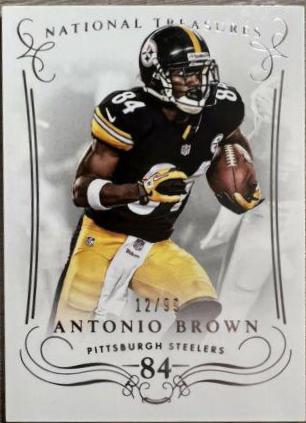 Antonio Brown #3 Football Cards 2014 Panini National Treasures