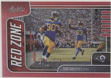 Todd Gurley II #2 Football Cards 2019 Panini Absolute Red Zone