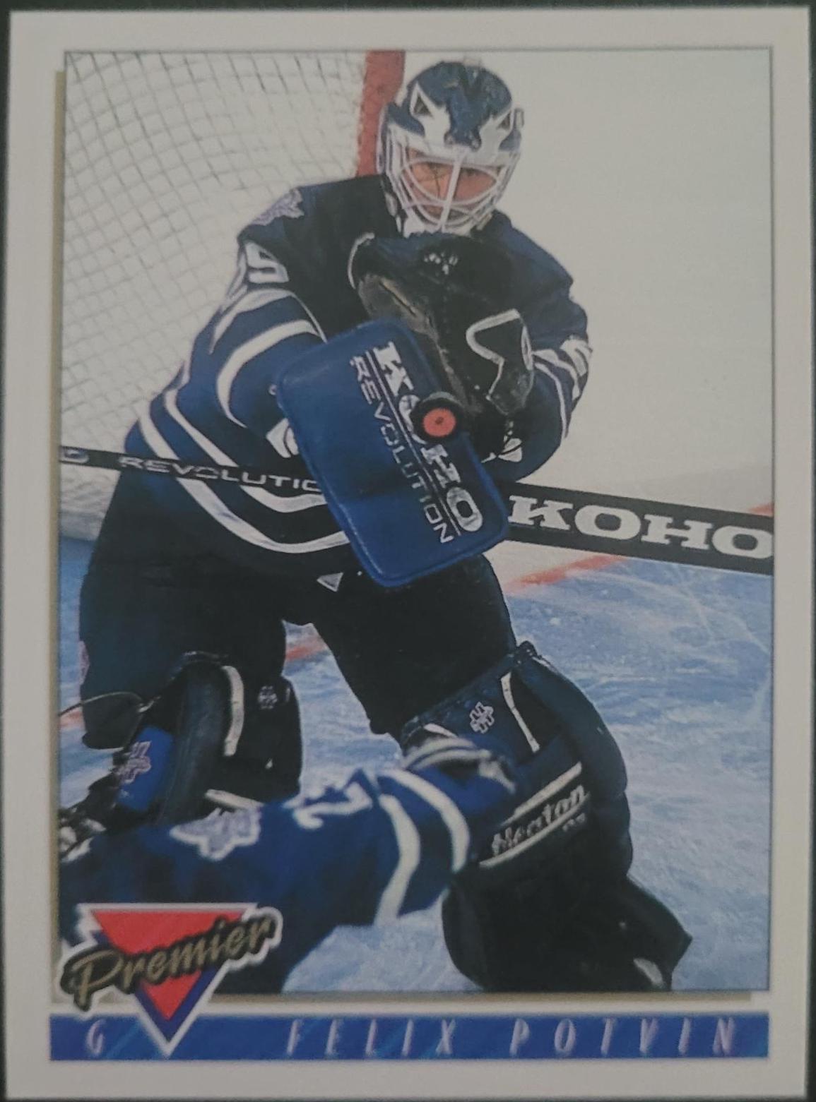 Felix Potvin #30 1993 Topps Premier Hockey