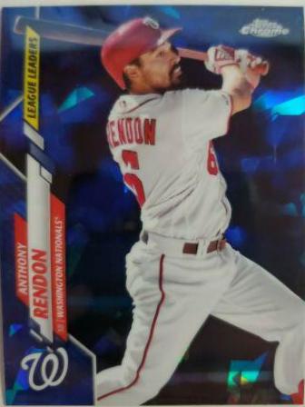 Anthony Rendon #11 Baseball Cards 2020 Topps Chrome Sapphire