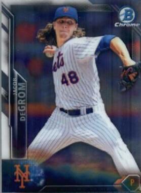 Jacob deGrom #4 Baseball Cards 2016 Bowman Chrome