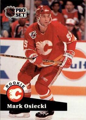 Mark Osiecki #528 Hockey Cards 1991 Pro Set