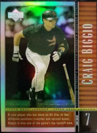 Craig Biggio #4 Baseball Cards 2000 Upper Deck Legends