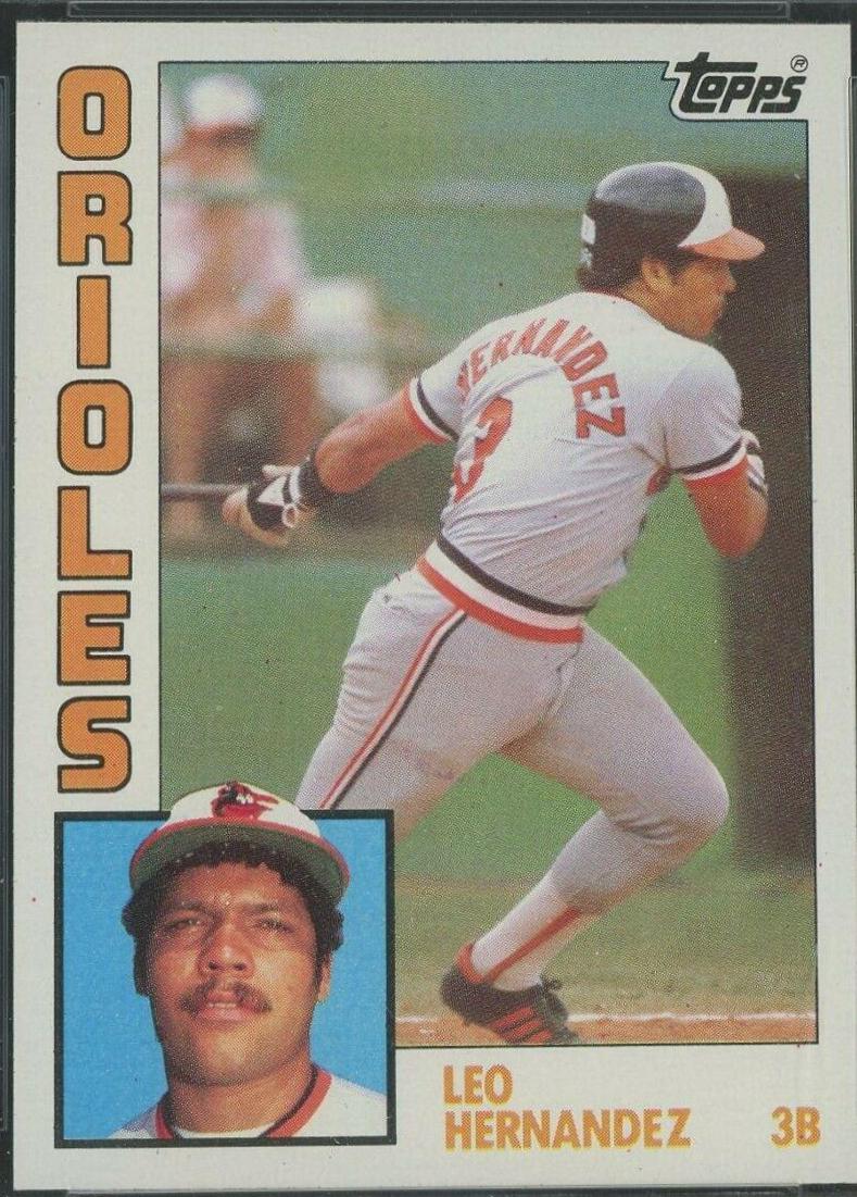 Leo Hernandez #71 Baseball Cards 1984 Topps