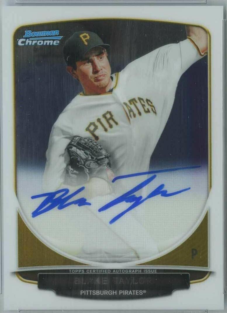 Blake Taylor #BCABT Baseball Cards 2013 Bowman Chrome Draft Picks & Prospects Autographs