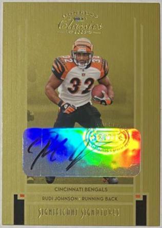 Rudi Johnson #21 Football Cards 2005 Panini Donruss Classics