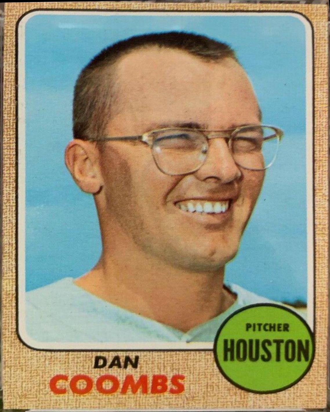 Dan Coombs #547 Baseball Cards 1968 Topps