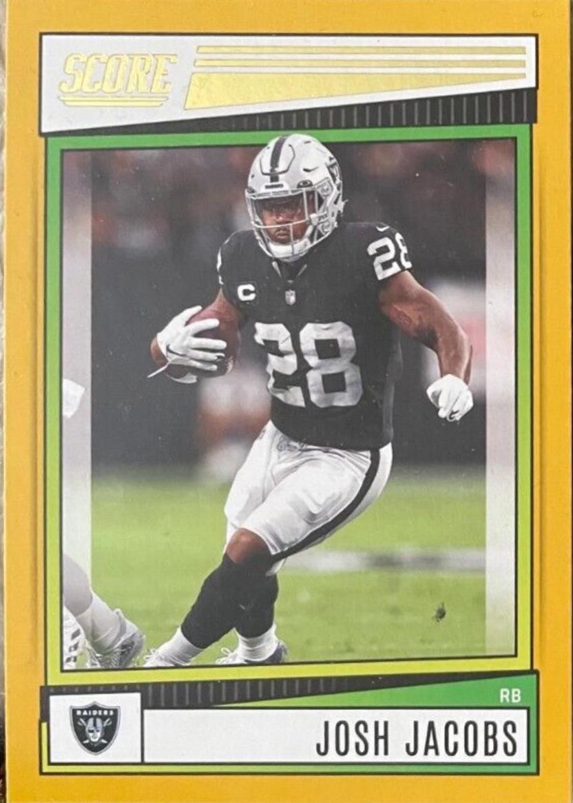 Josh Jacobs #126 2022 Panini Score Football