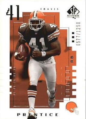 Travis Prentice #145 2000 Sp Authentic Football