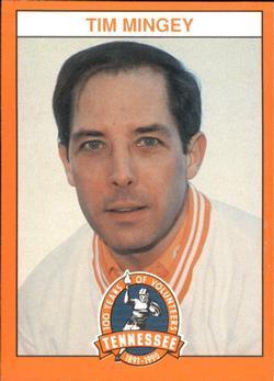 Tim Mingey #110 1990 Tennessee Volunteers Centennial Football