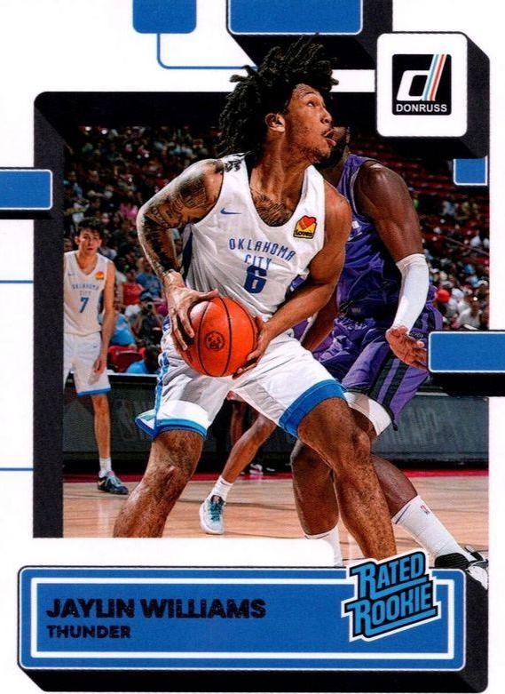 Jaylin Williams #241 Basketball Cards 2022 Panini Donruss