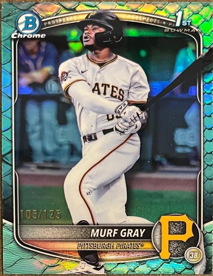 Murf Gray [Aqua Reptilian Refractor] #BDC-108