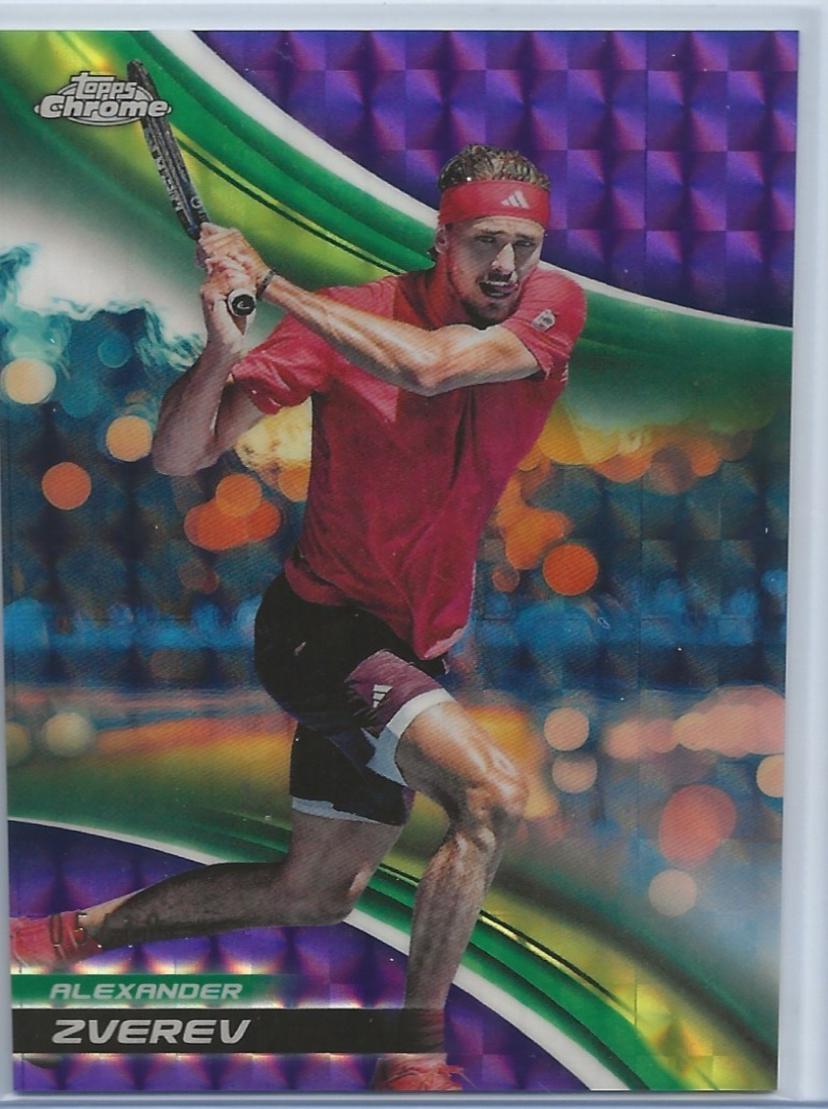Alexander Zverev [Purple Geometric Refractor] #250