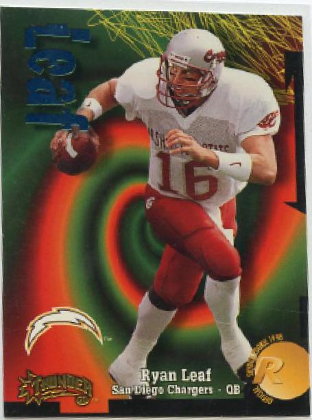 Ryan Leaf #238 Football Cards 1998 Skybox Thunder