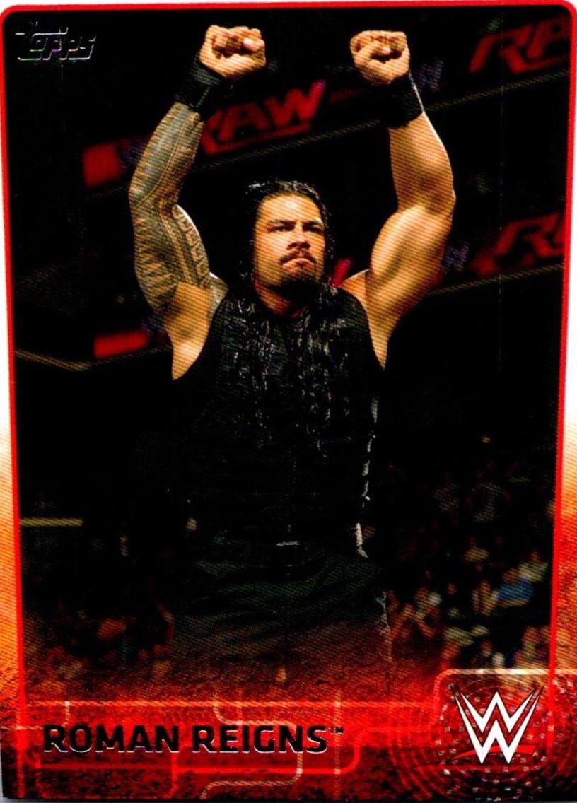 Roman Reigns #64 Wrestling Cards 2015 Topps WWE