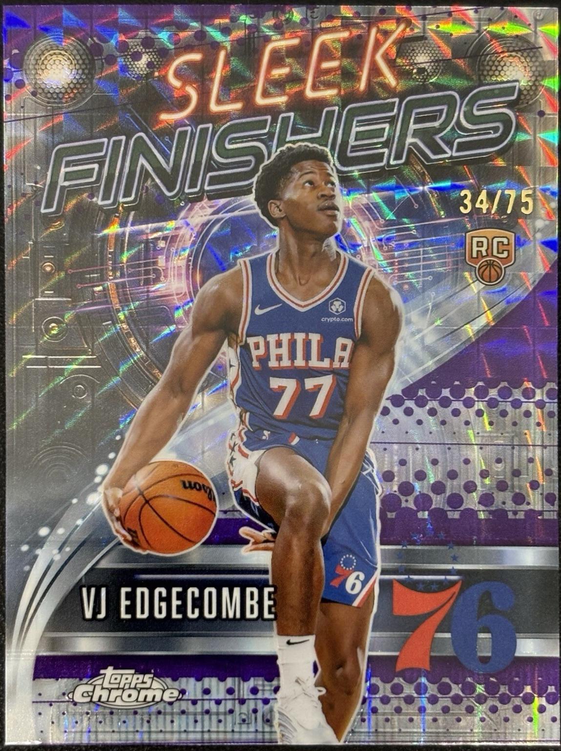 VJ Edgecombe [Refractor Purple] #SF-23 Prices | 2025 Topps Chrome