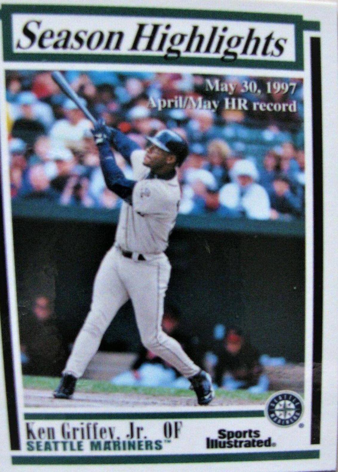 Ken Griffey Jr. #28 Baseball Cards 1997 Sports Illustrated