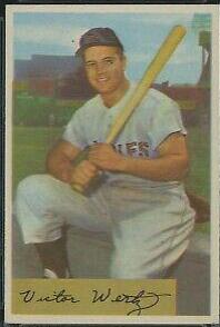 Vic Wertz #21 Baseball Cards 1954 Bowman