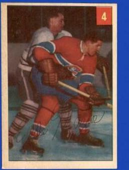 Eddie Mazur #4 Hockey Cards 1954 Parkhurst