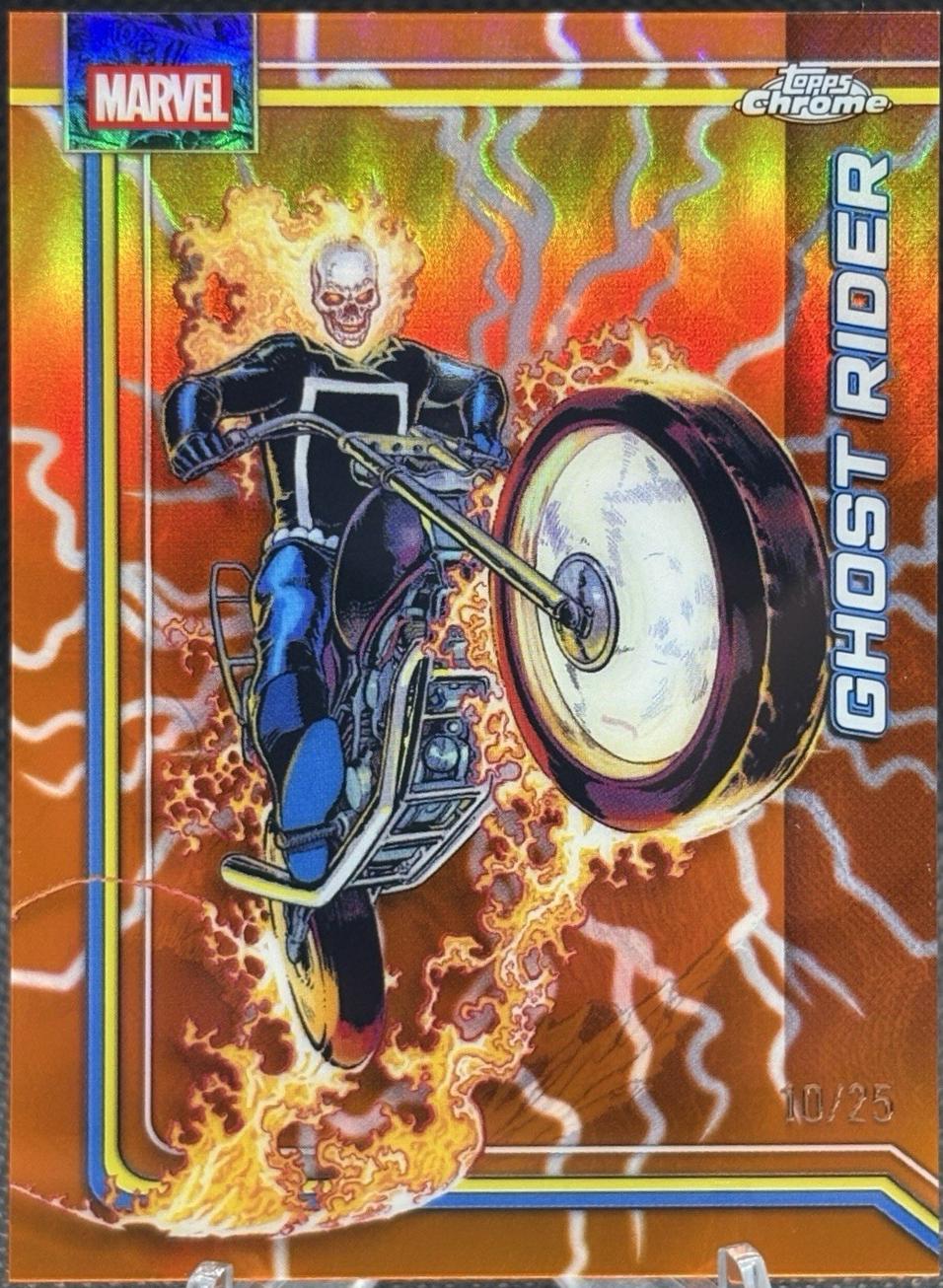 Ghost Rider Orange Refractor