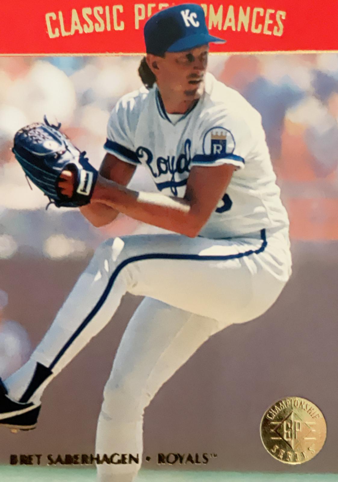 Bret Saberhagen #CP9 Baseball Cards 1995 SP Championship Classic Performances