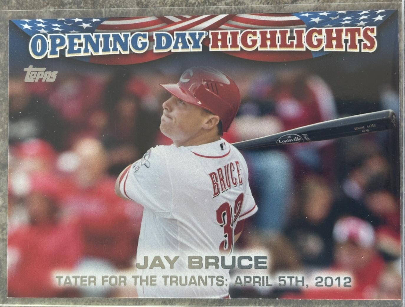 Jay Bruce #ODH-9 Baseball Cards 2013 Topps Opening Day Highlights