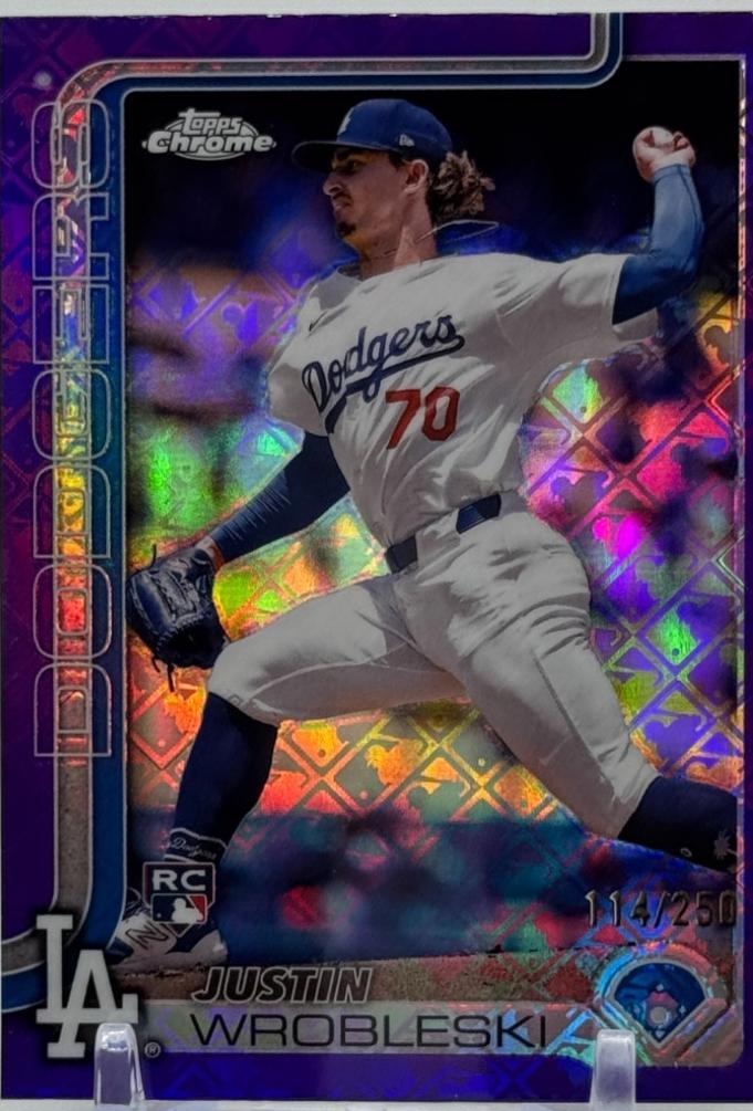 Justin Wrobleski [Purple Refractor] #38