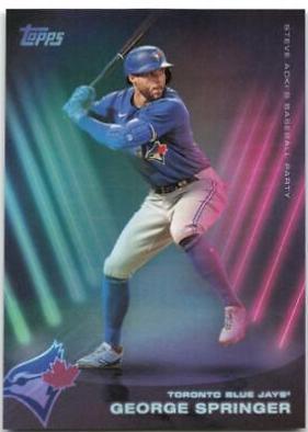 George Springer #130 2022 Topps X Steve Aoki Baseball